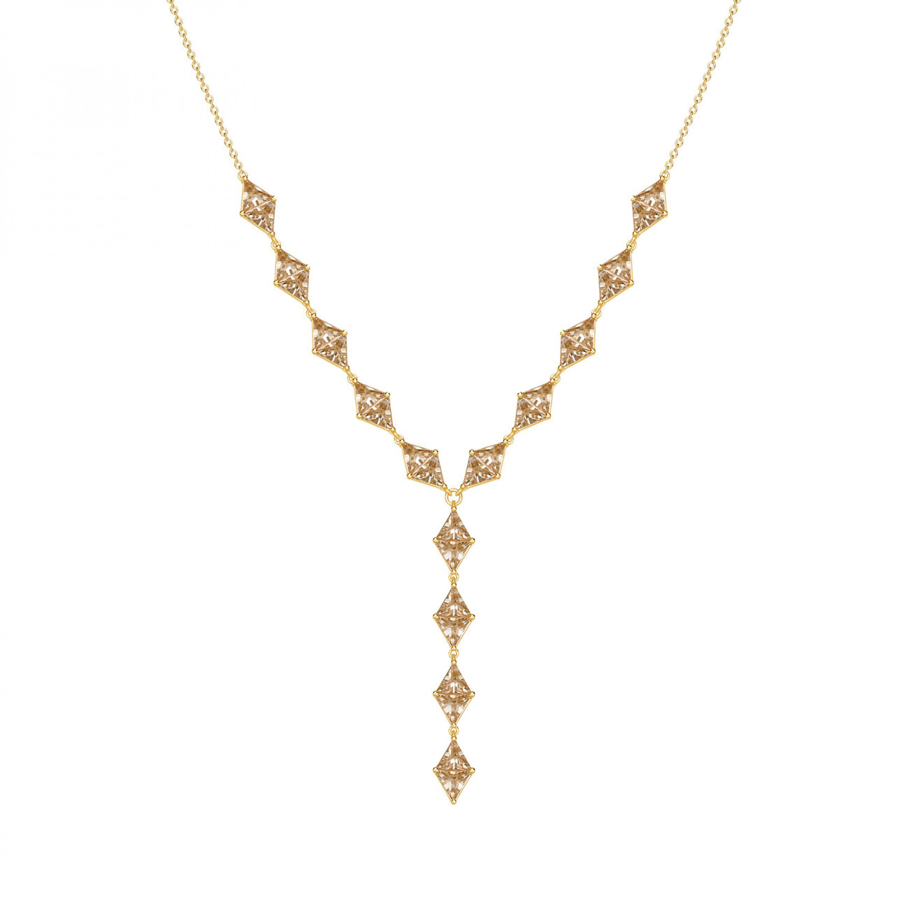 Rosato Elegantní pozlacený náhrdelník Vittoria RZVT04