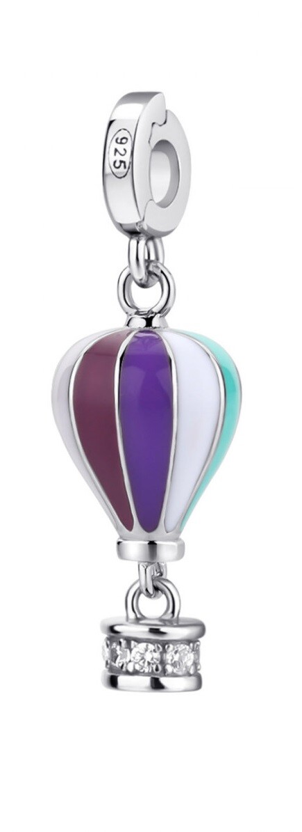 Rosato Barevný stříbrný přívěsek Horkovzdušný balón Storie RZ202R
