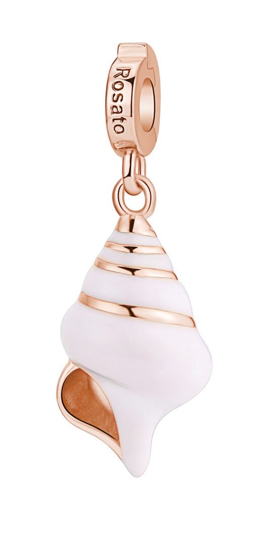Rosato Růžově zlacený přívěsek Mořská mušle Storie RZ216