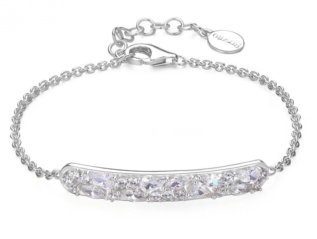 Rosato Třpytivý stříbrný náramek pro ženy Gemma RZGE17