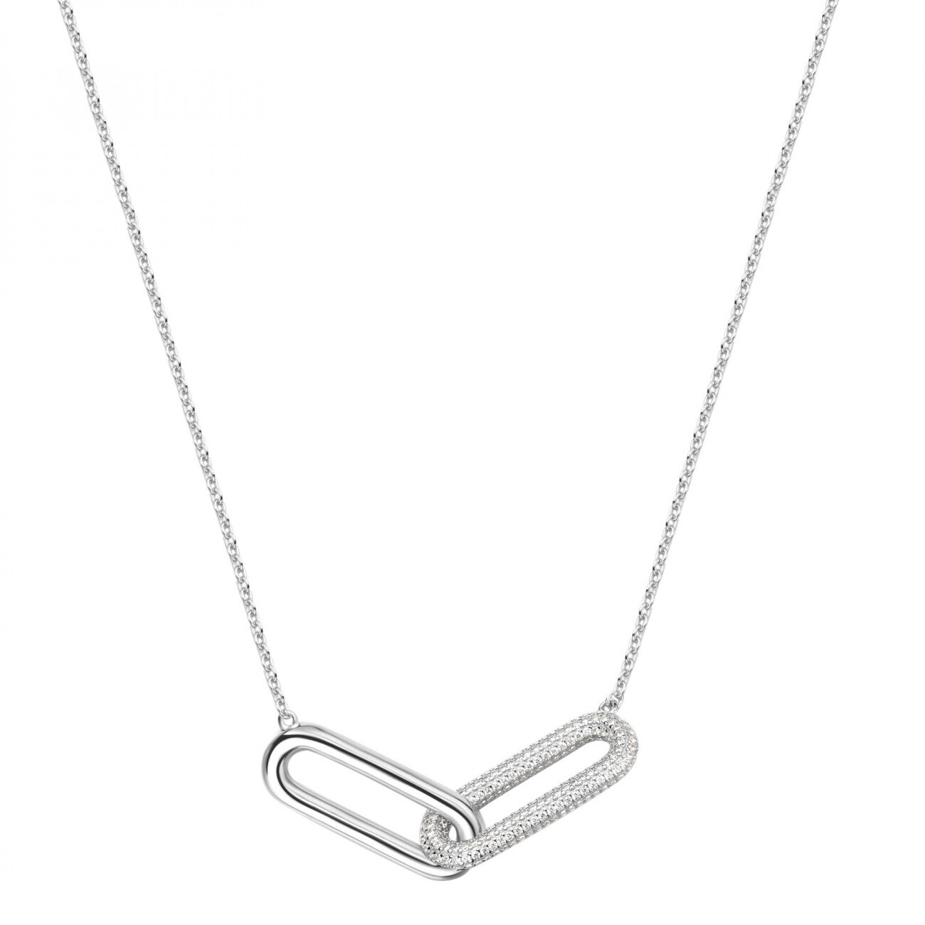 Rosato Okouzlujiící stříbrný náhrdelník se zirkony Bianca RZBI60