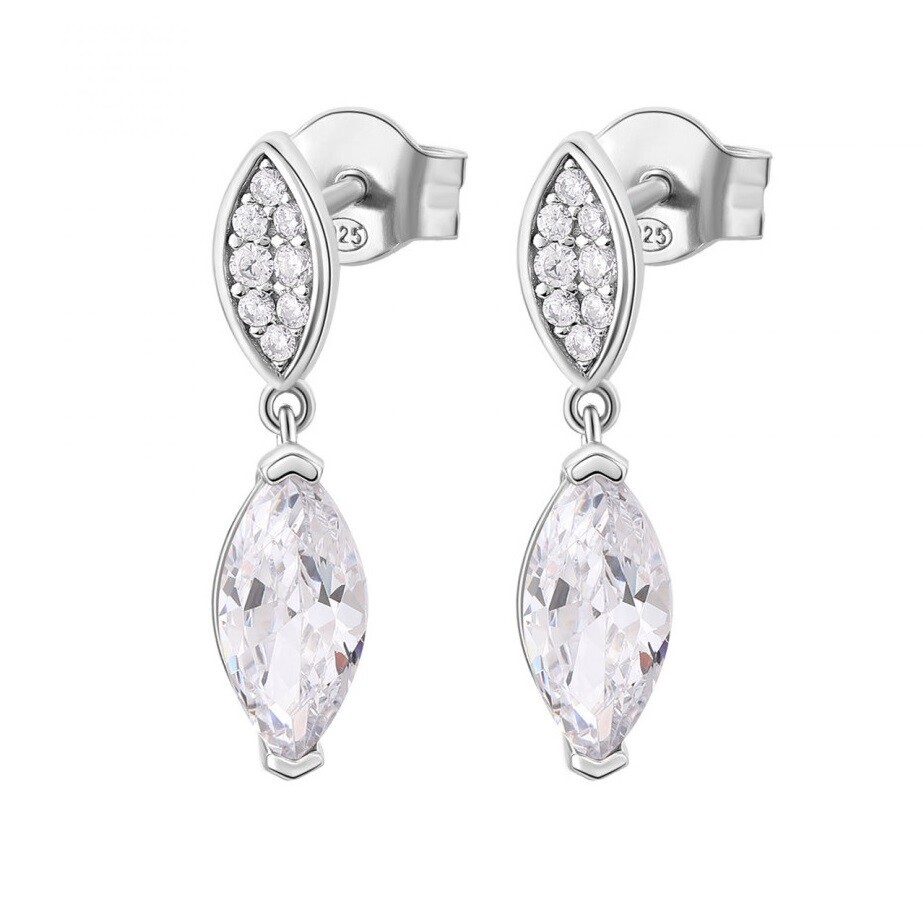 Rosato Elegantní stříbrné visací náušnice Gaia RZGA48