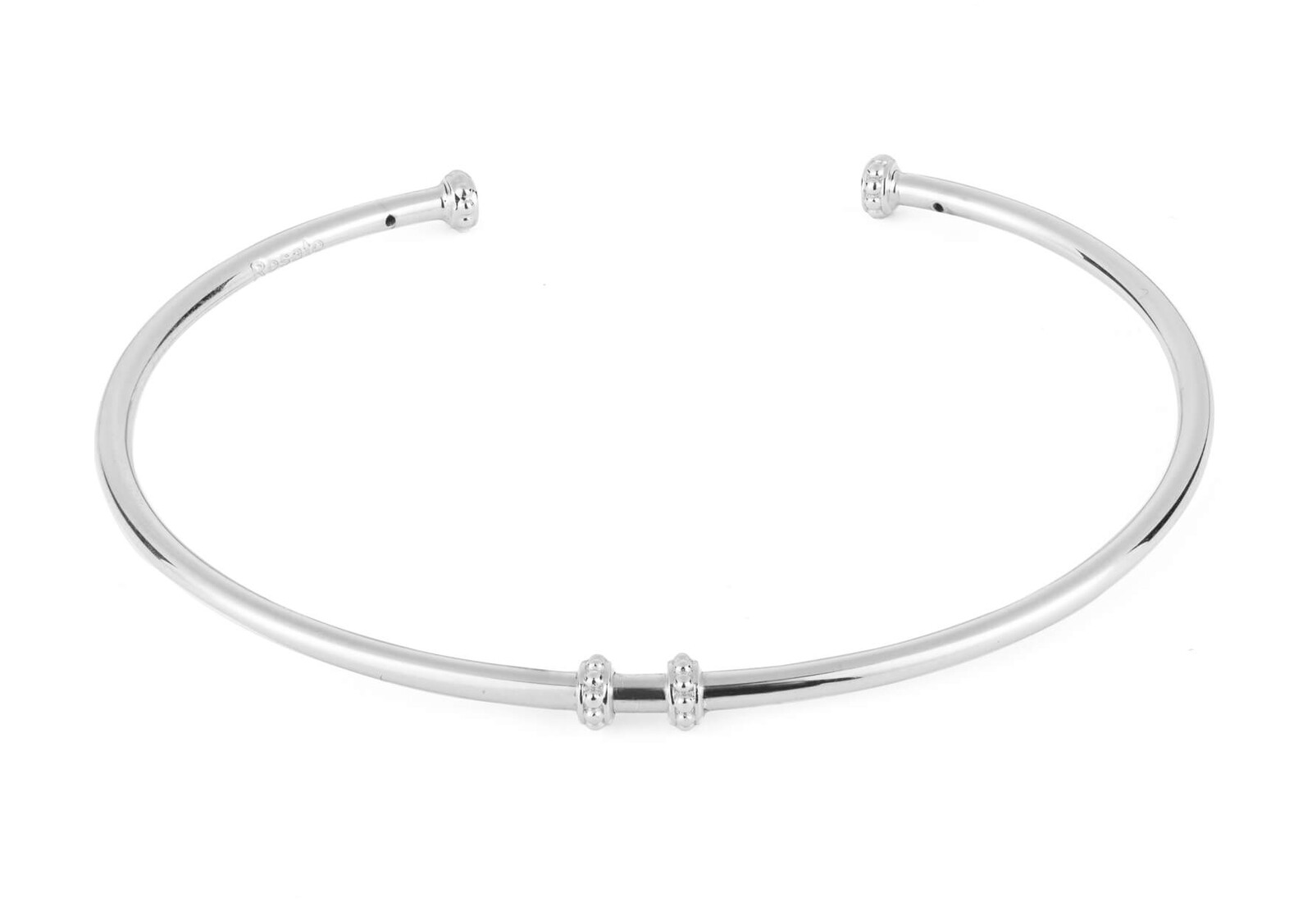 Rosato Pevný stříbrný náramek na přívěsky Storie RZB024 6 cm