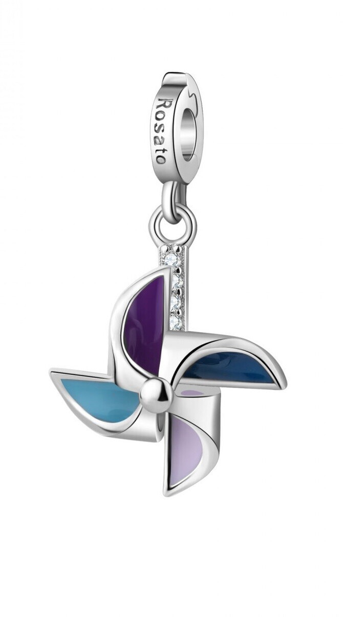 Rosato Moderní stříbrný přívěsek Větrník Storie RZ205R