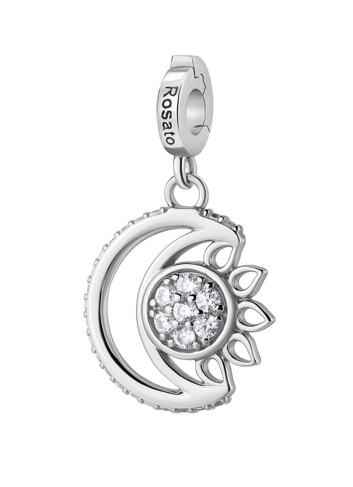 Rosato Třpytivý stříbrný přívěsek Měsíc a Slunce Storie RZ252R