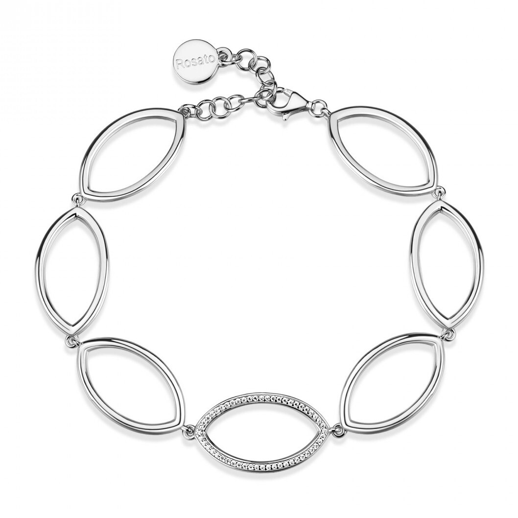 Rosato Stříbrný náramek s kubickými zirkony Sofia RZSO11