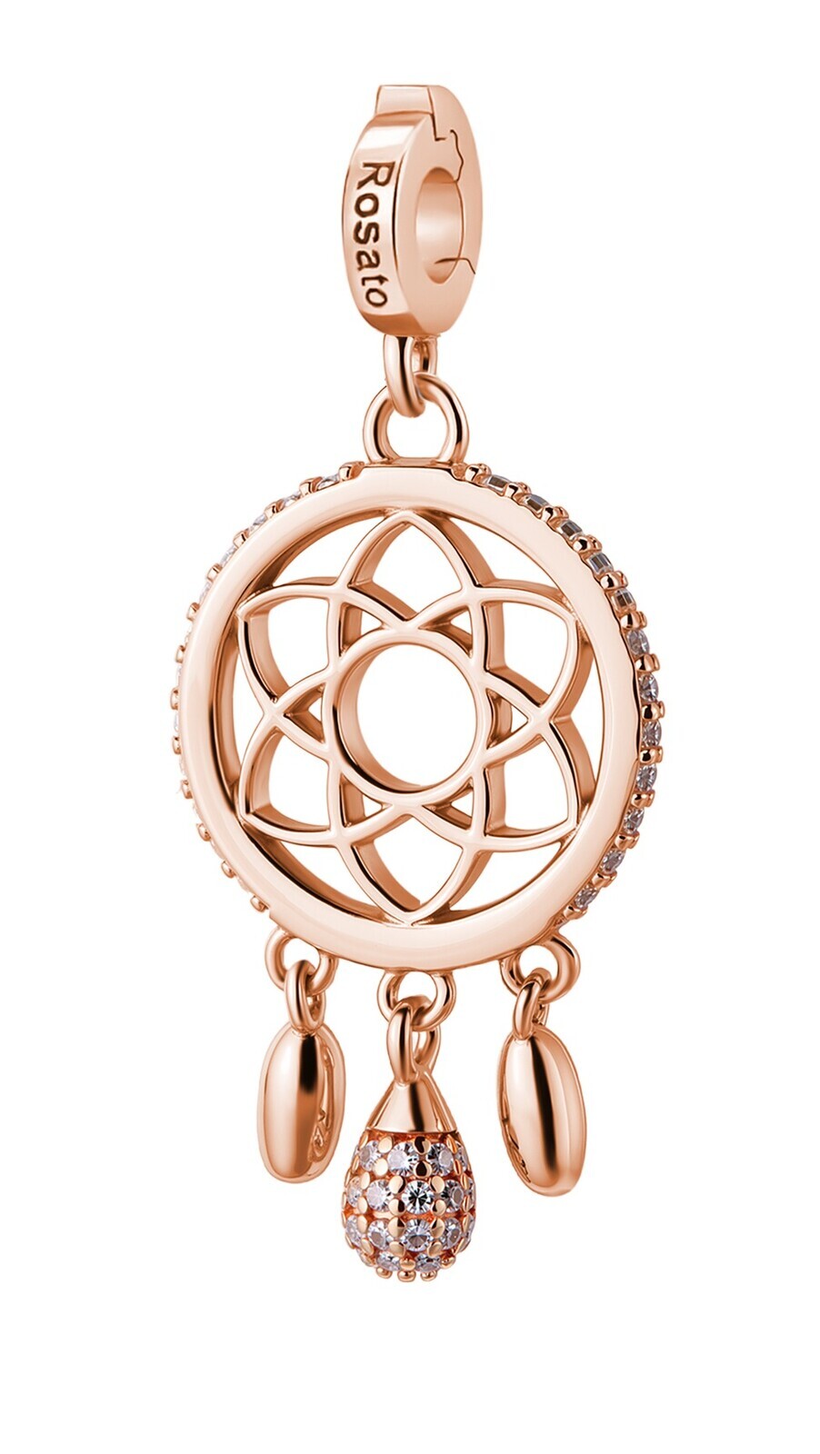 Rosato Pozlacený přívěsek Lapač snů se zirkony Storie RZ254