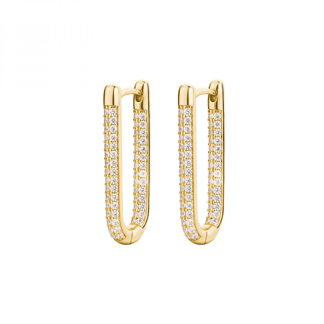 Rosato Okouzlující kruhové náušnice se zirkony Bianca RZBI75