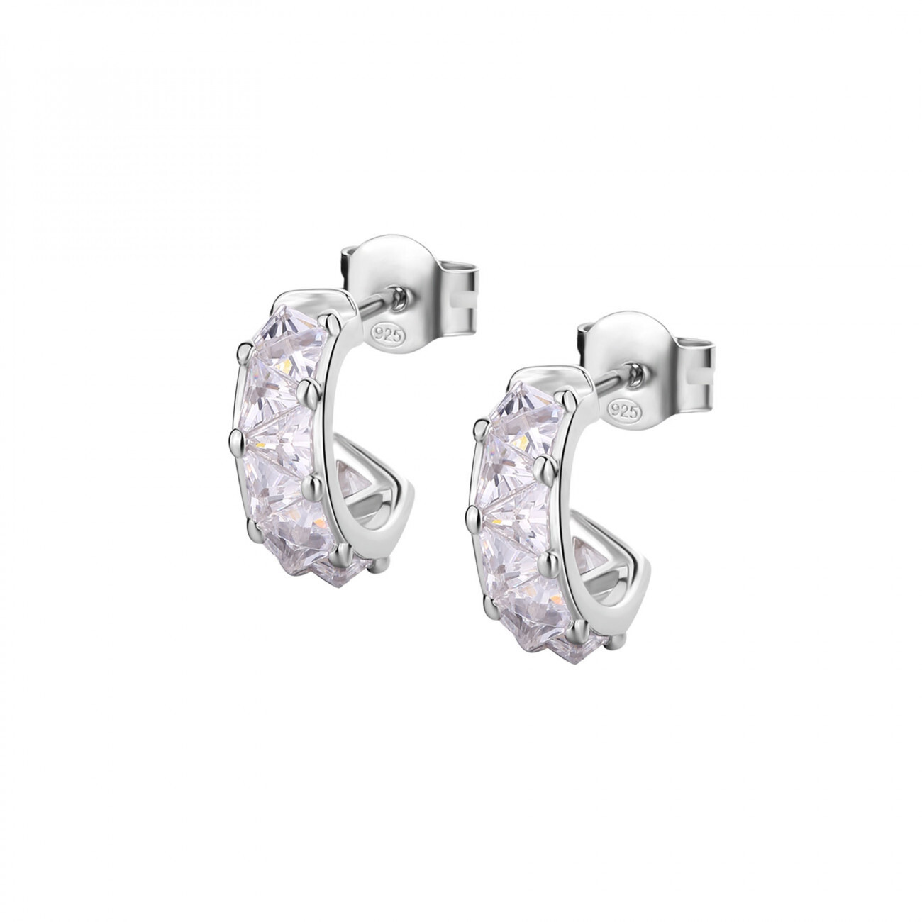 Rosato Módní kruhové náušnice se zirkony Vittoria RZVT27