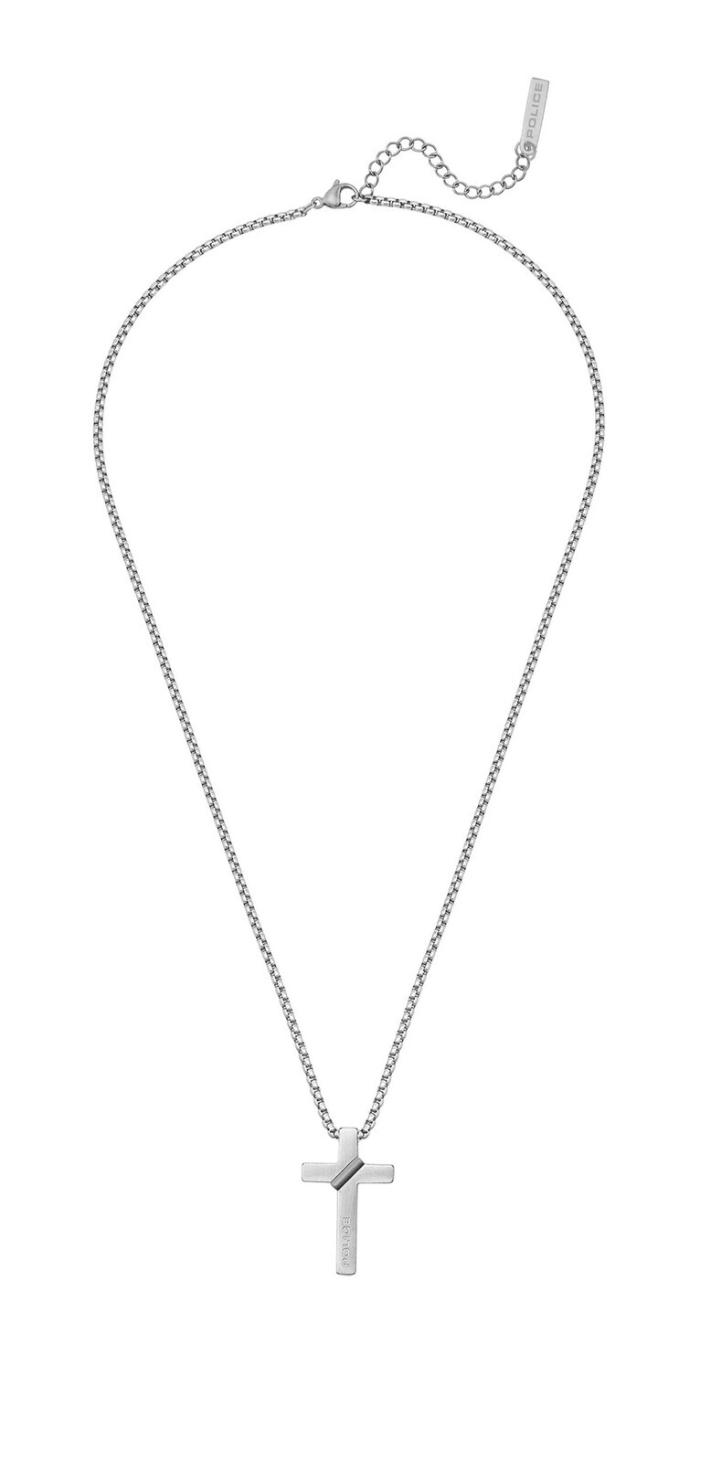 Police Pánský ocelový náhrdelník s křížkem Crossbond PEAGN0082002