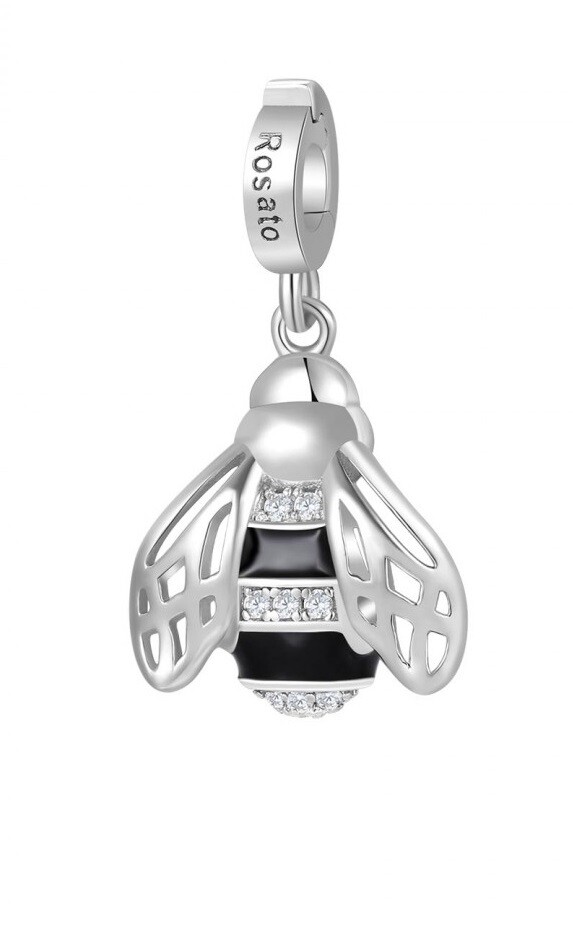 Rosato Stříbrný přívěsek se zirkony Včelička Storie RZ181R