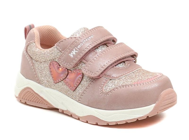 Wojtylko 1A26389 růžové dívčí polobotky