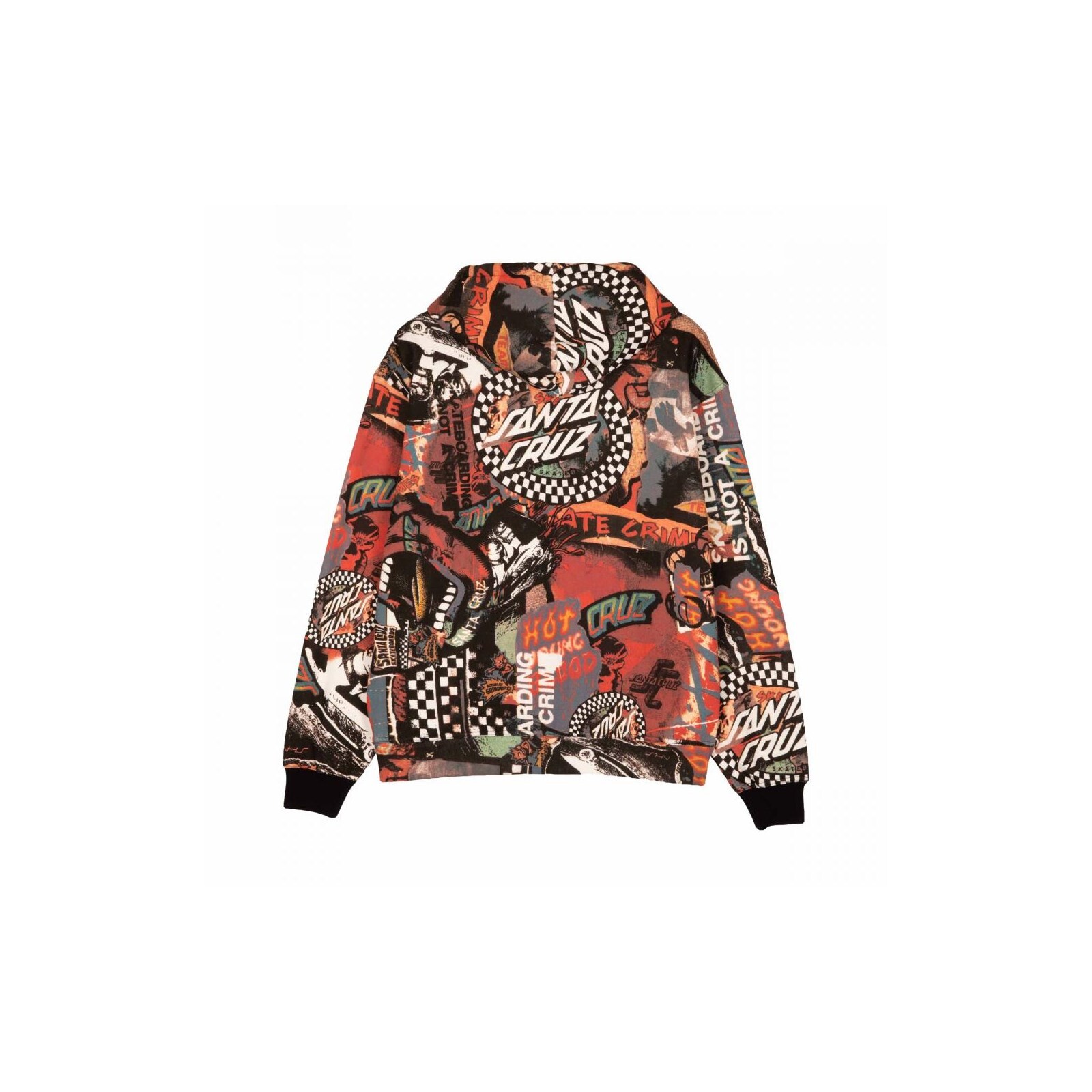 mikina SANTA CRUZ - Collage Zip Hood Multi (MULTI)