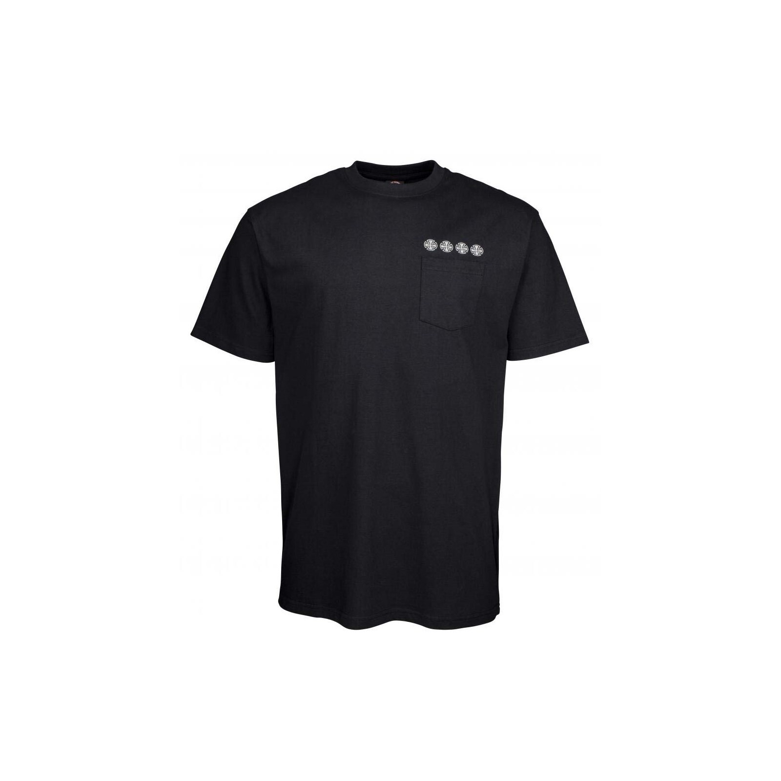 triko INDEPENDENT - Chain Cross Pocket T-Shirt Black (BLACK)