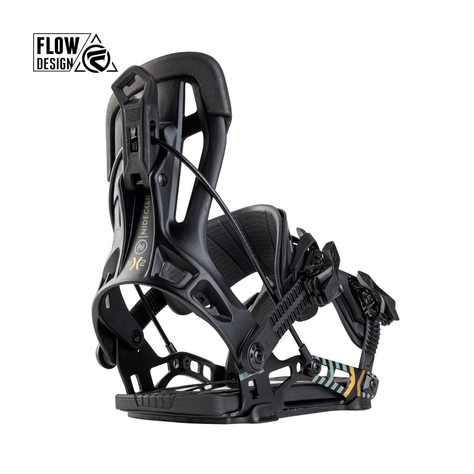 vázání NIDECKER - Flow Nx2 Black (MULTI)