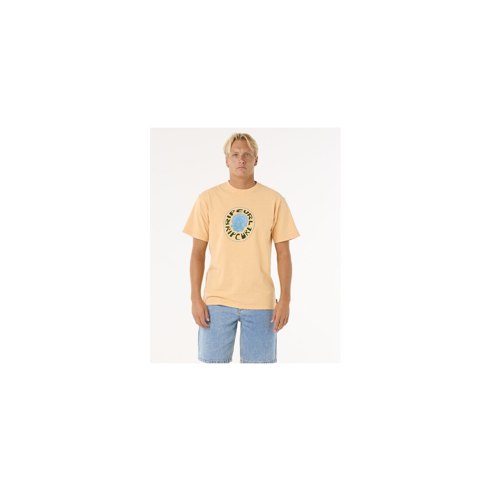 triko RIP CURL - Raw Energy Visions Tee Mandarin Zest (2214)
