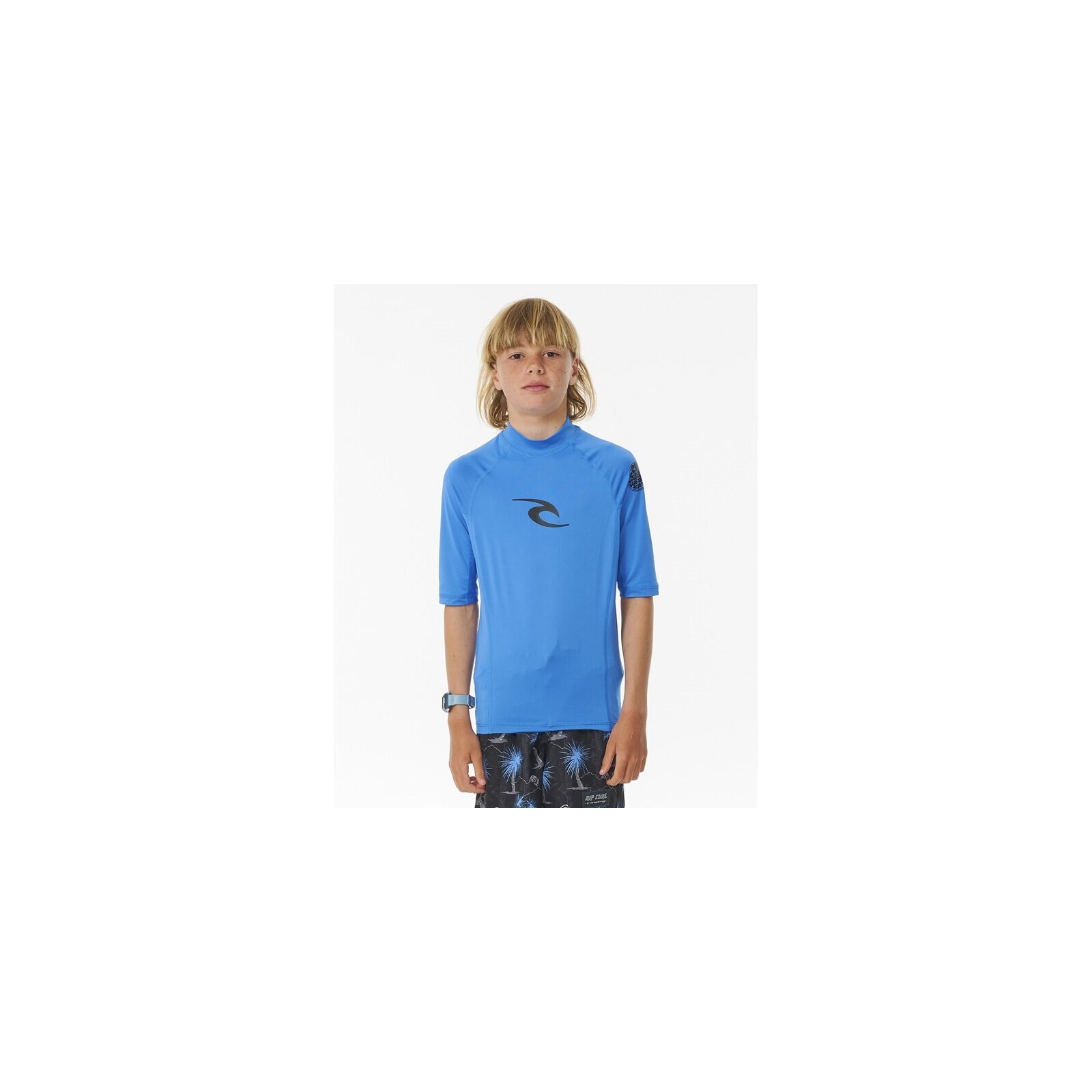 lykra RIP CURL - Brand Wave Upf S/S-Boy Blue Gum (8006) velikost: 10