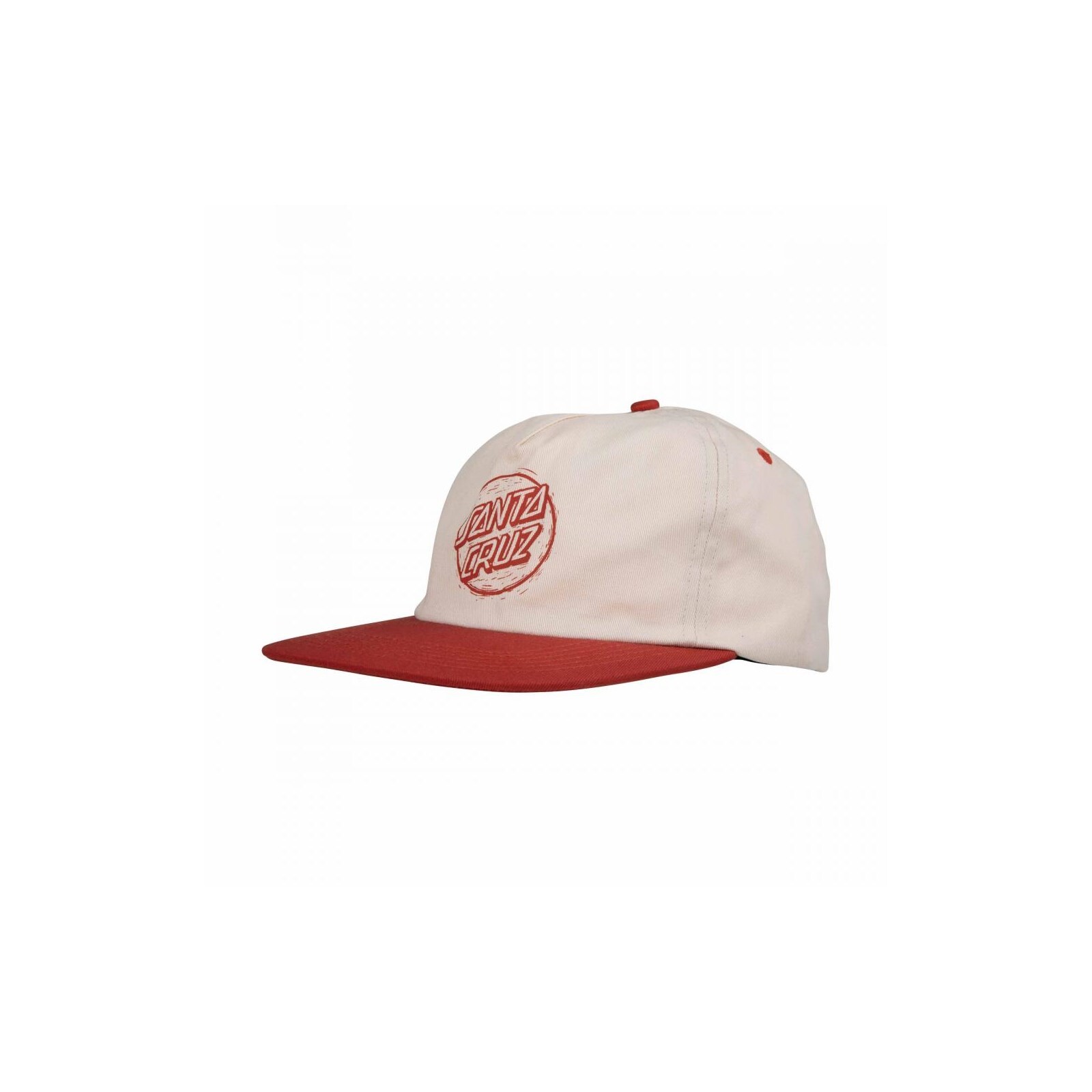 kšiltovka SANTA CRUZ - Stamped Opus Snapback Off White/Ketchup (OFF WHITE KETCHUP)