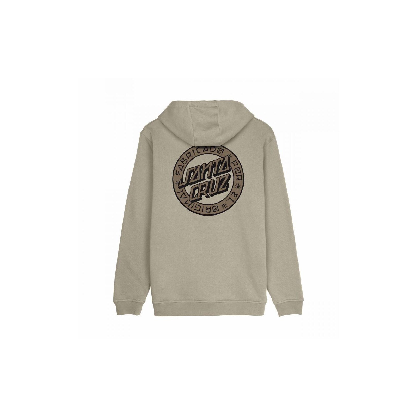 mikina SANTA CRUZ - Loco Dot Hood Stone Grey (STONE GREY)