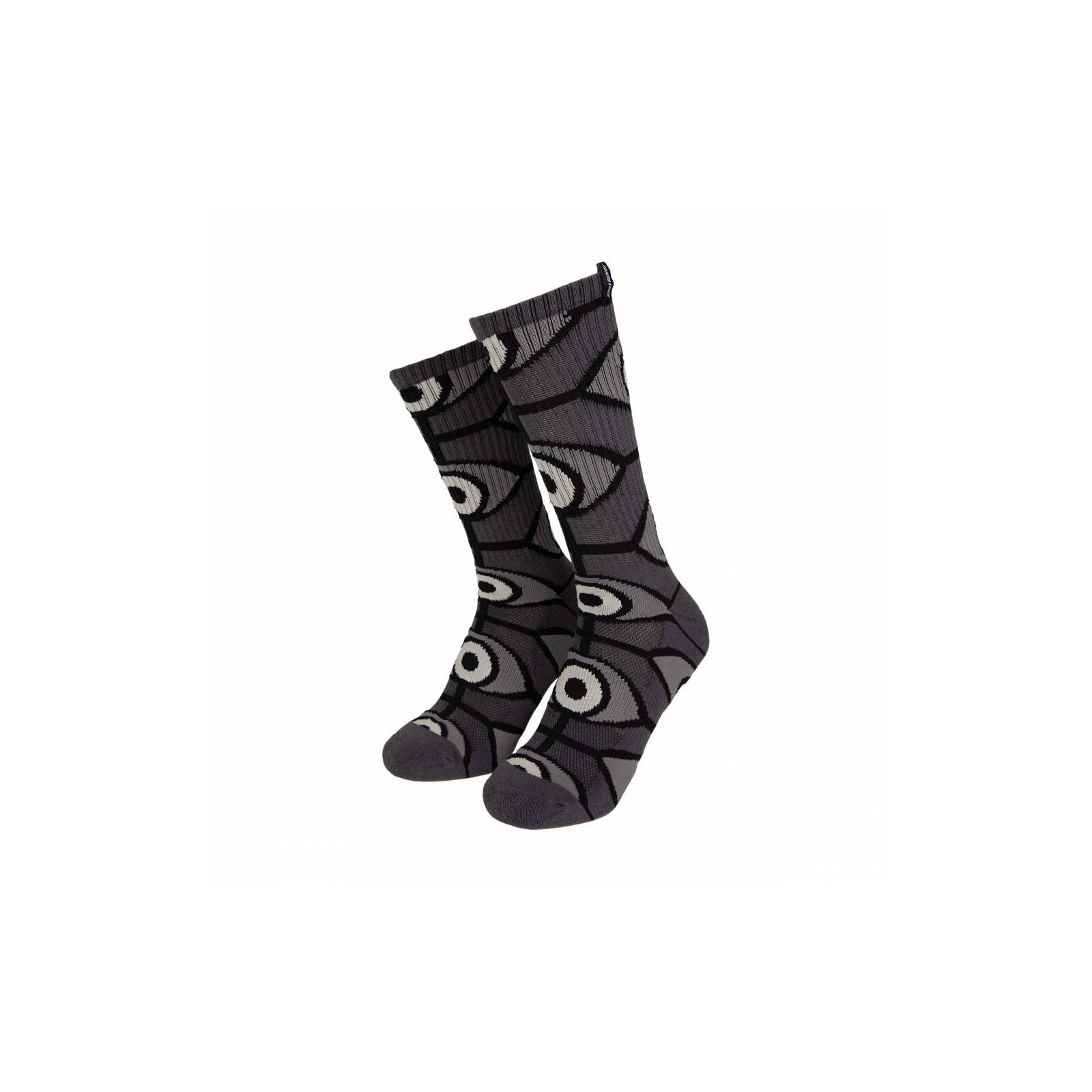 ponožky SANTA CRUZ - Salba Eyes Socks (2 Pack) Black White (BLACK WHITE) velikost: 8-11