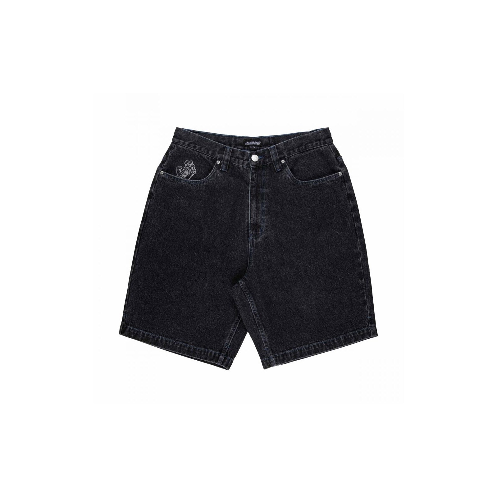 kraťasy SANTA CRUZ - Stamped Big Shorts Black (BLACK)