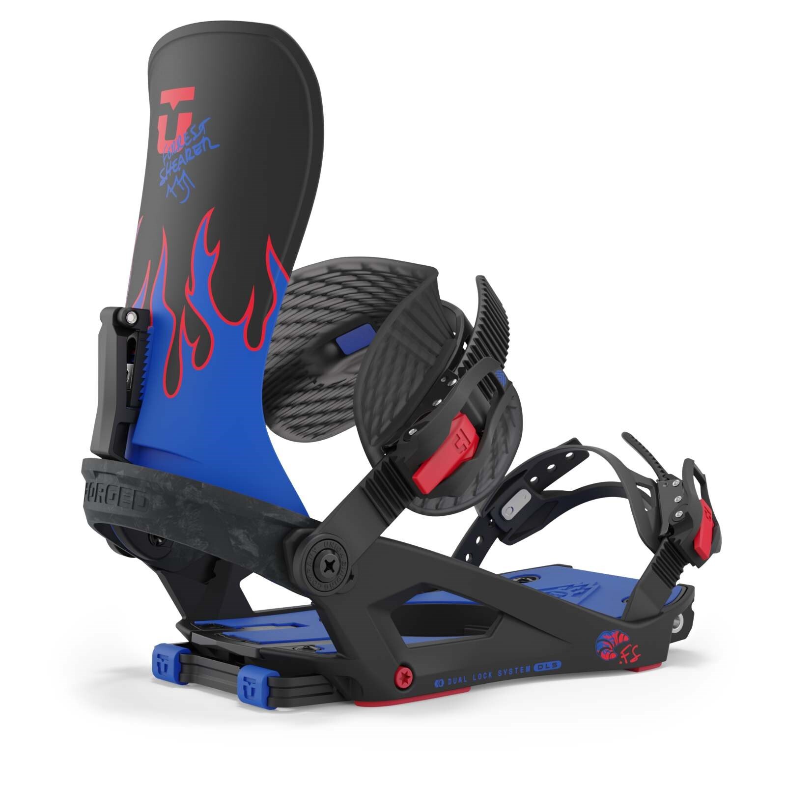 vázání UNION - Forrest Shearer Blue Flames (BLUE FLAMES)