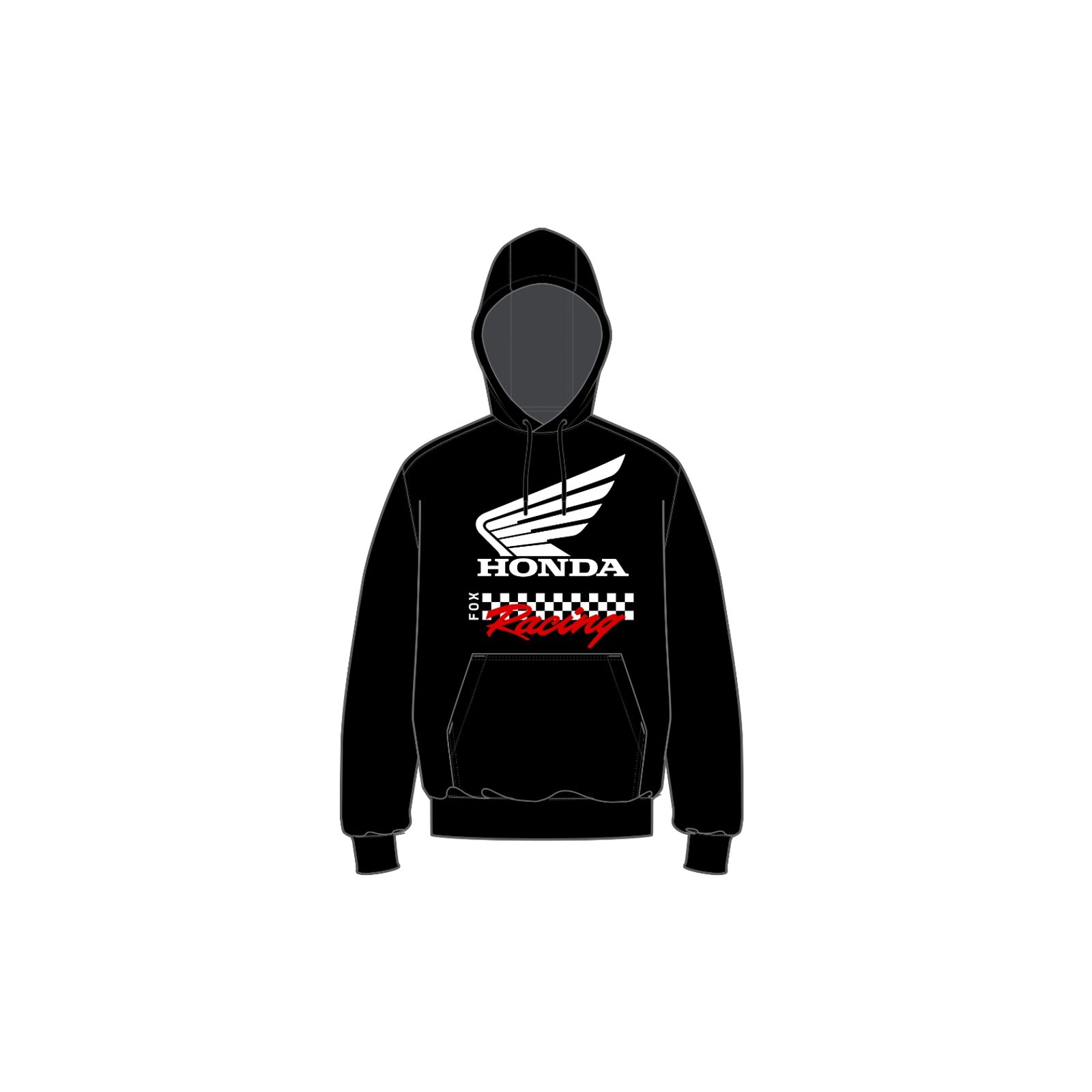 mikina FOX - Honda Fleece Po (001)