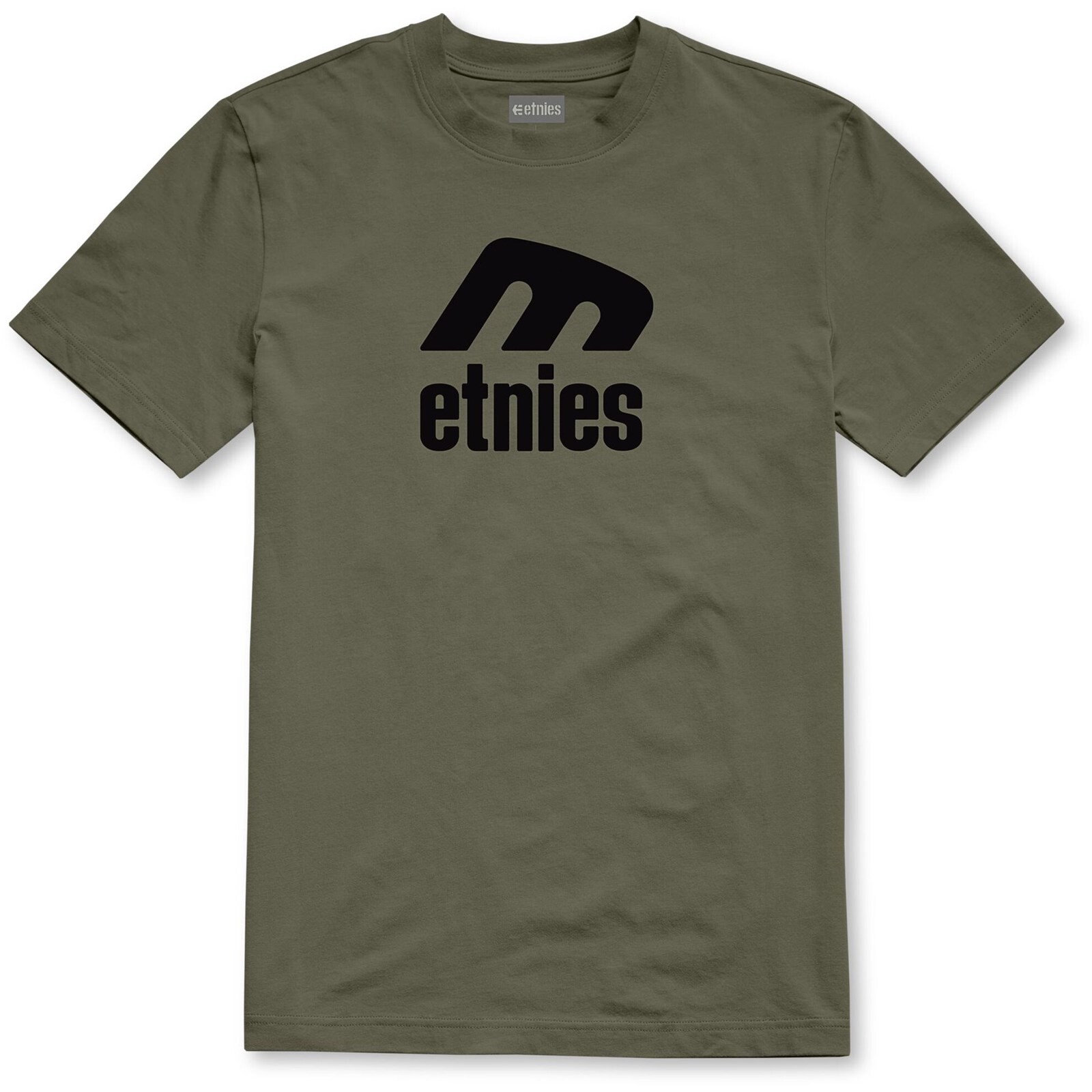 triko ETNIES - Icon E S/S Tee Military (343) velikost: XL