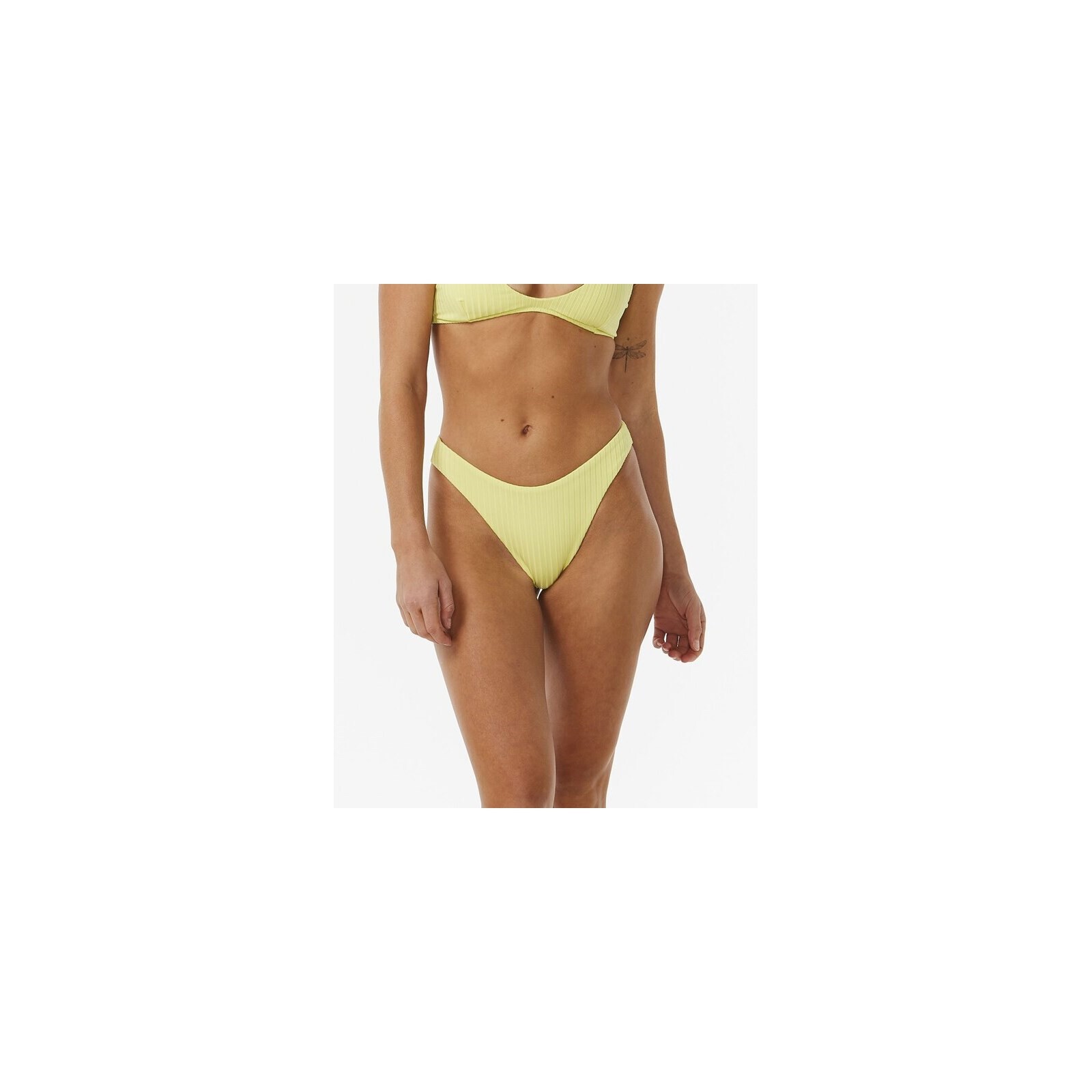 spodní díl RIP CURL - Premium Surf Hi Leg Skimpy Bright Yellow (9328) velikost: L
