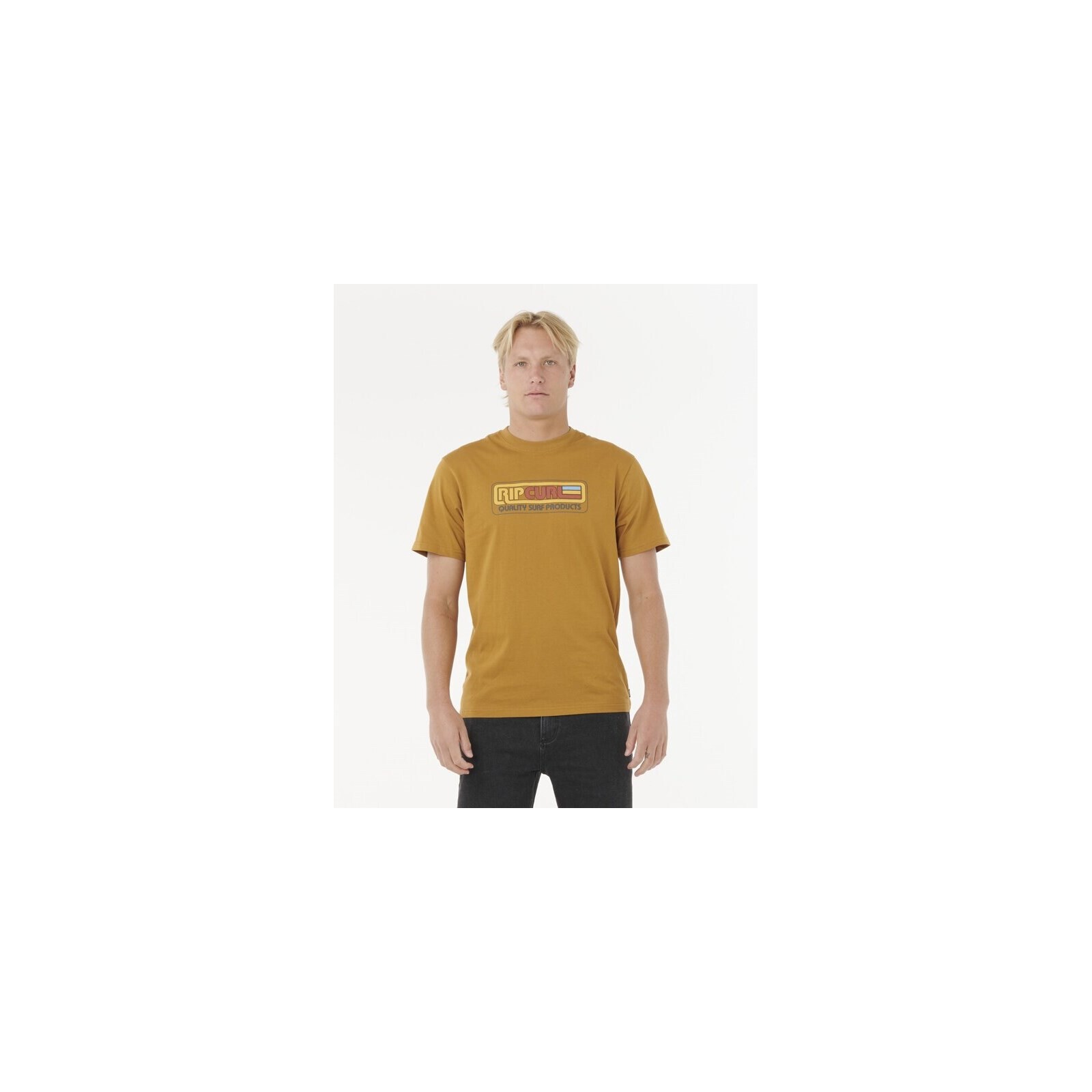 triko RIP CURL - Surf Revival Station Tee Bronze (3150) velikost: L