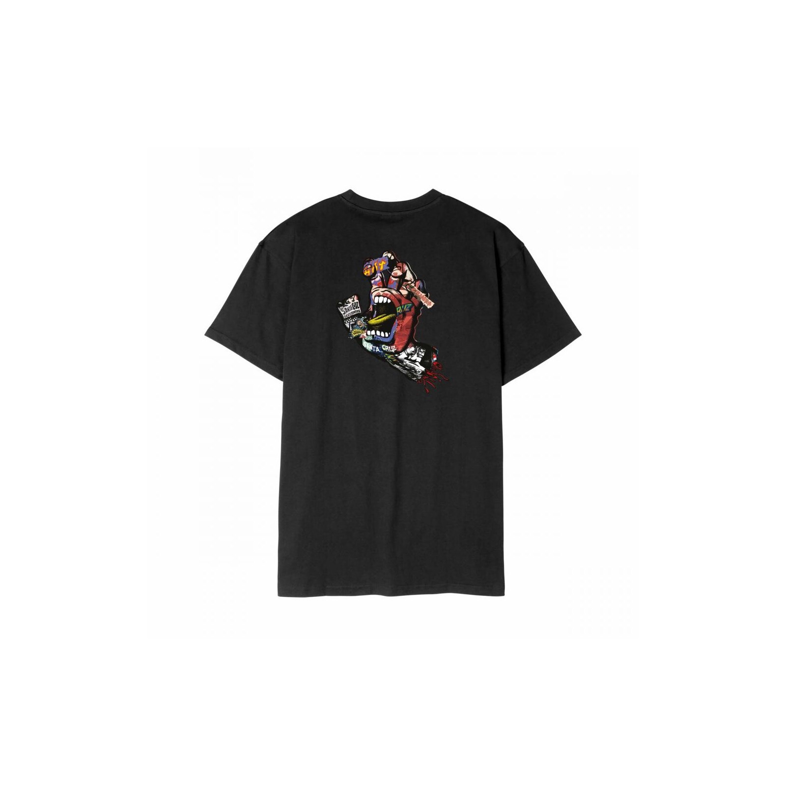 triko SANTA CRUZ - Collage Hand T-Shirt Black (BLACK) velikost: M