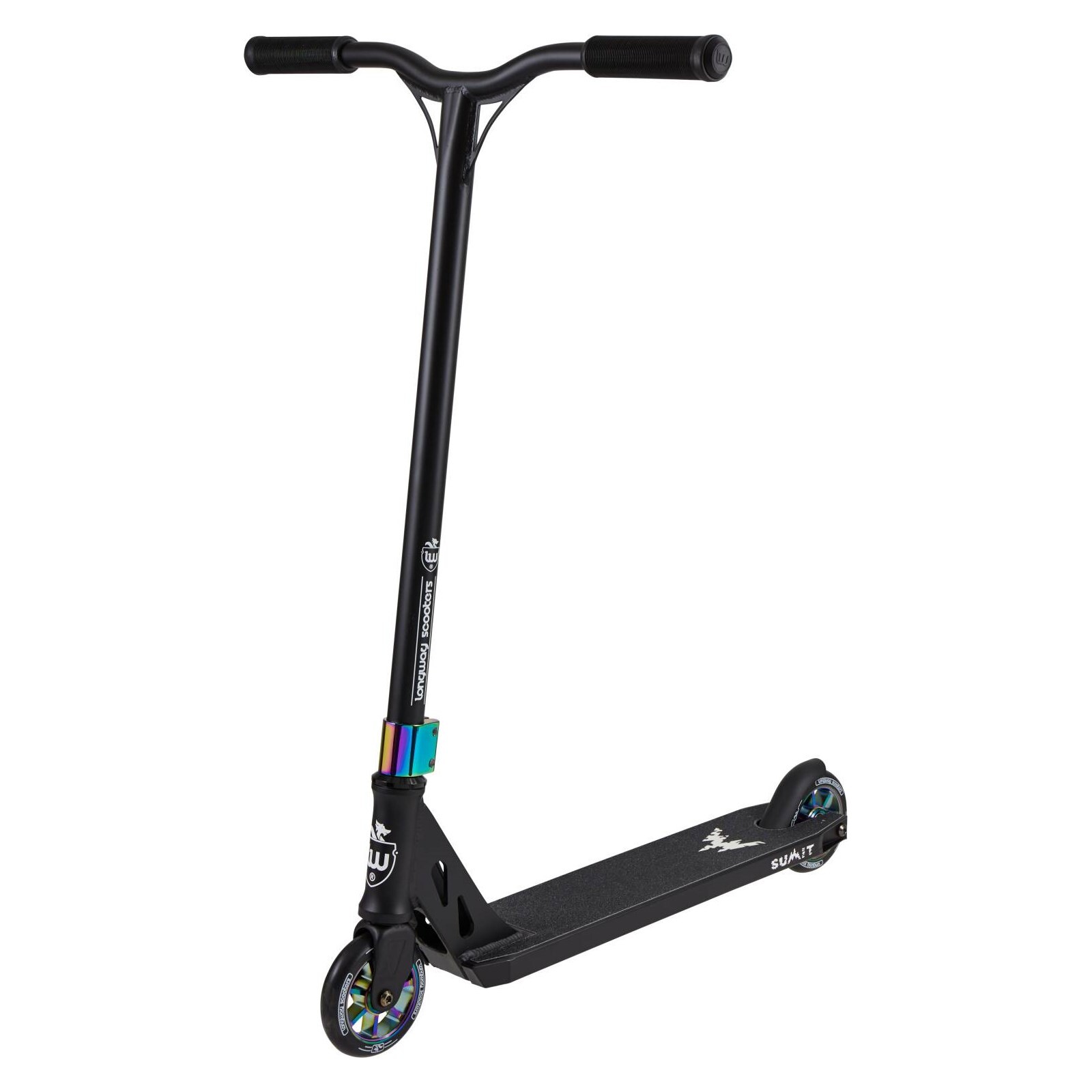 koloběžka LONGWAY - Longway Summit Pro Scooter (BLACK NEOCHROME)