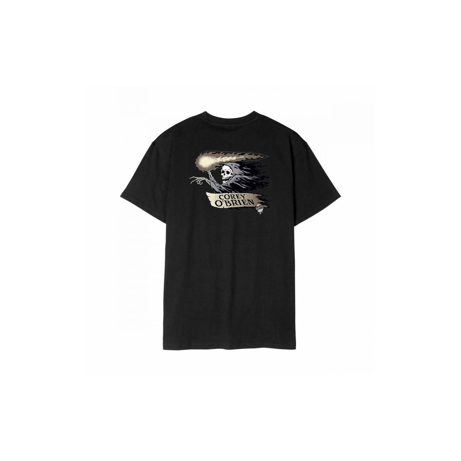 triko SANTA CRUZ - OBrien Reaper T-Shirt Black (BLACK) velikost: L