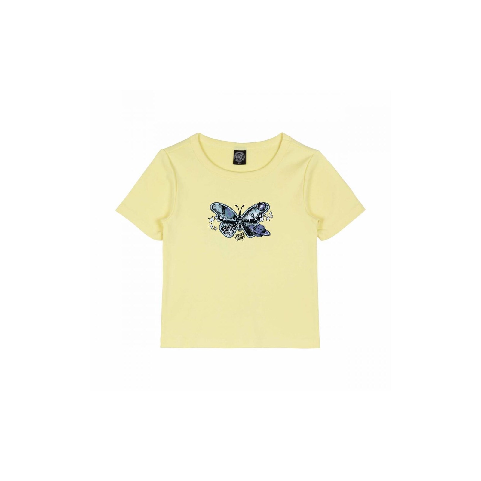 triko SANTA CRUZ - Galaxy Butterfly T-Shirt Celestial Yellow (CELESTIAL YELLOW)