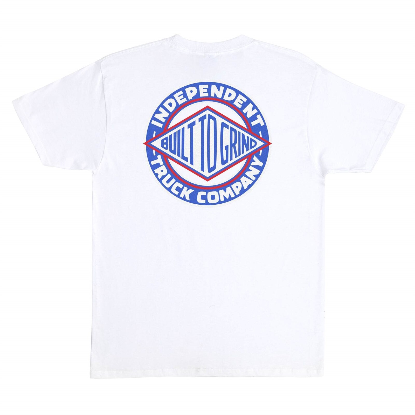 triko INDEPENDENT - BTG Summit S/S Heavyweight White w/Blue/Red (160010)