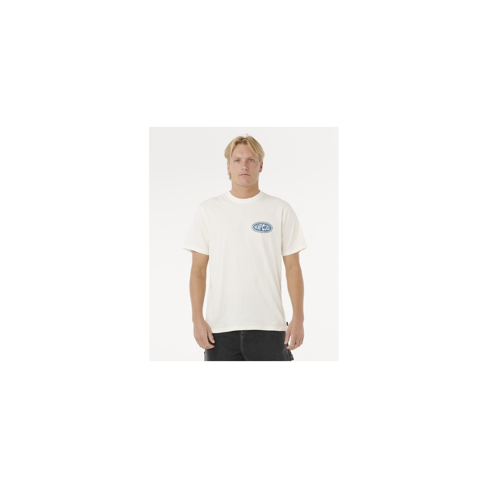 triko RIP CURL - Raw Energy De Oval Tee Bone (3021)