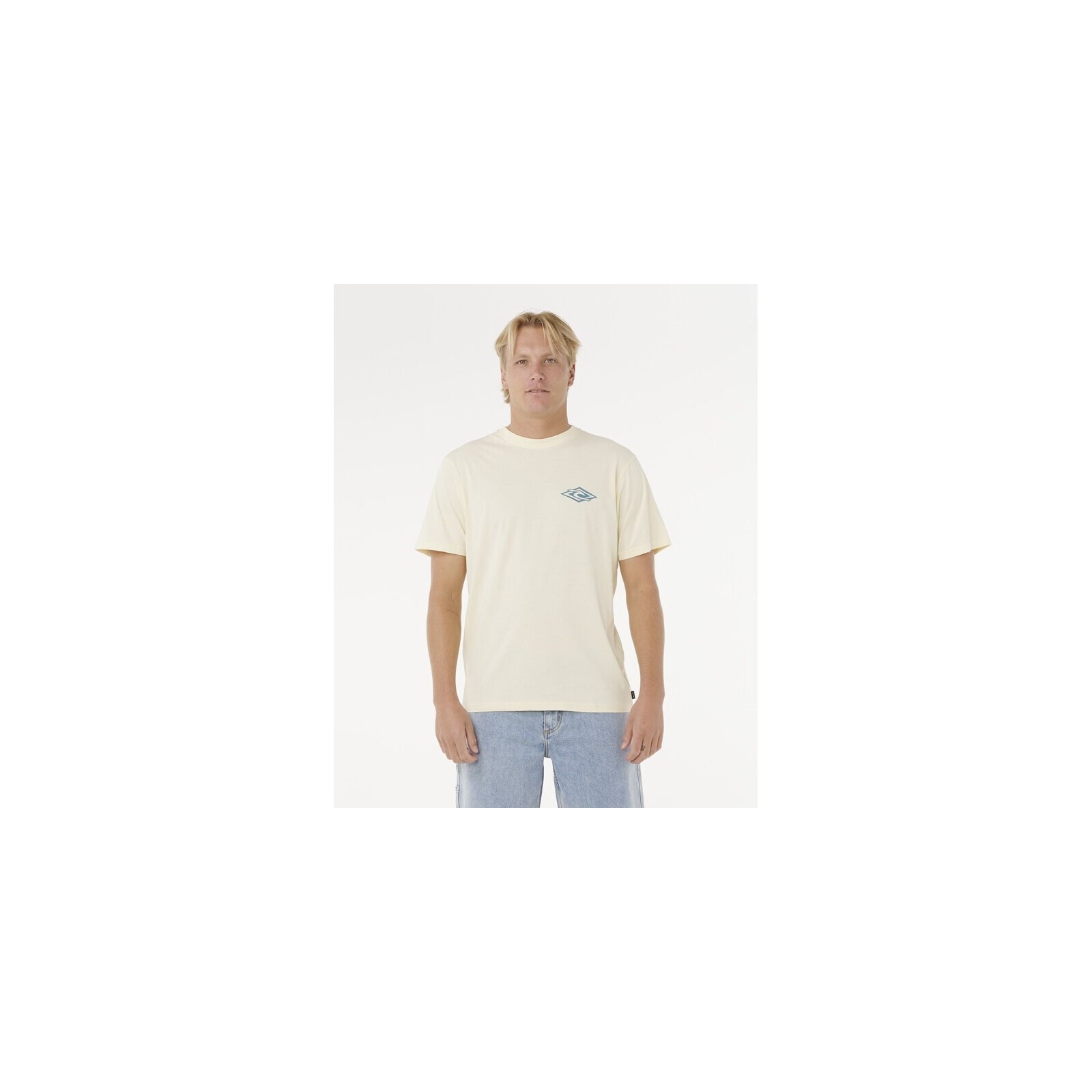 triko RIP CURL - Legacy Tee Lemon Ice (15) velikost: L