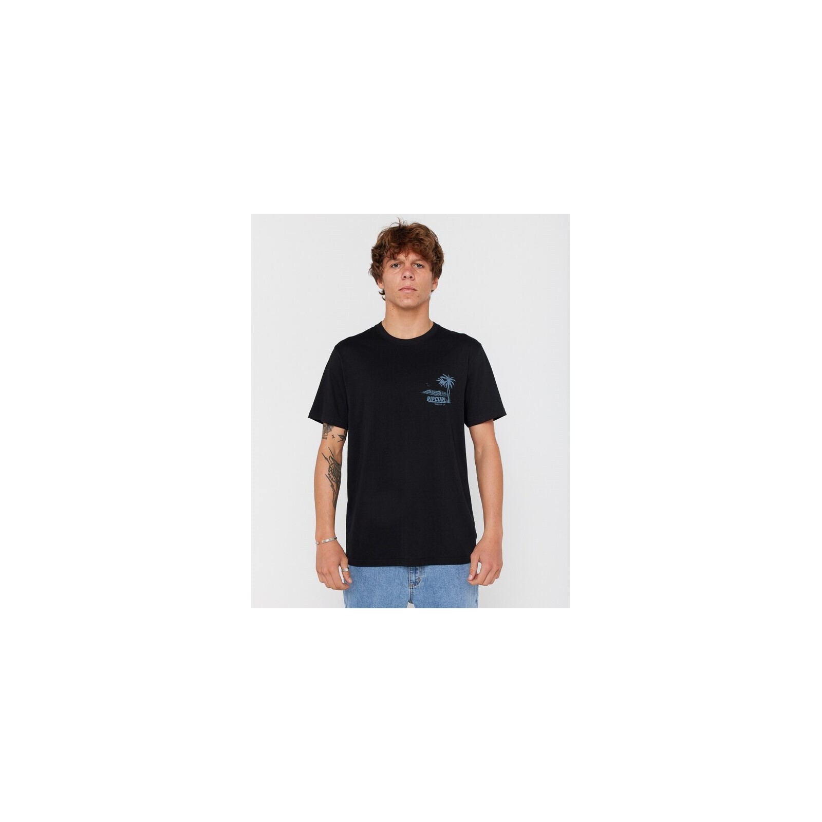 triko RIP CURL - Sportline Tubular Tee Black (90) velikost: M