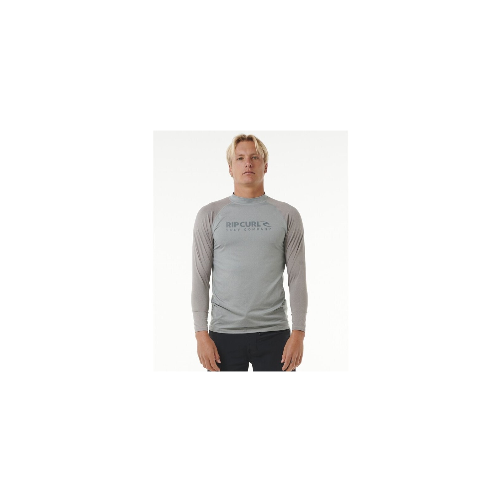 lykra RIP CURL - Shock Upf L/S Light Grey Marl (3597)