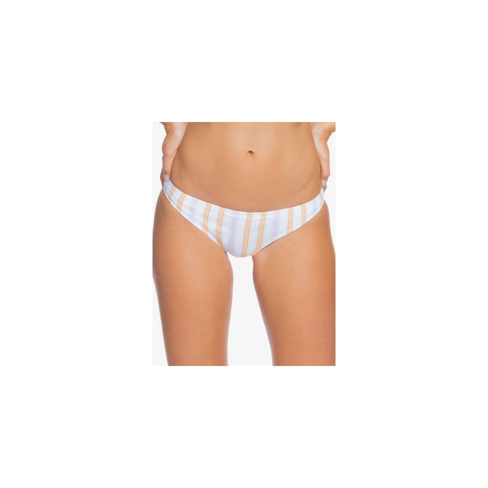 spodní díl ROXY - Pt Beach Classics Moderate Bo Bright White Louna Stripes (XWNK)