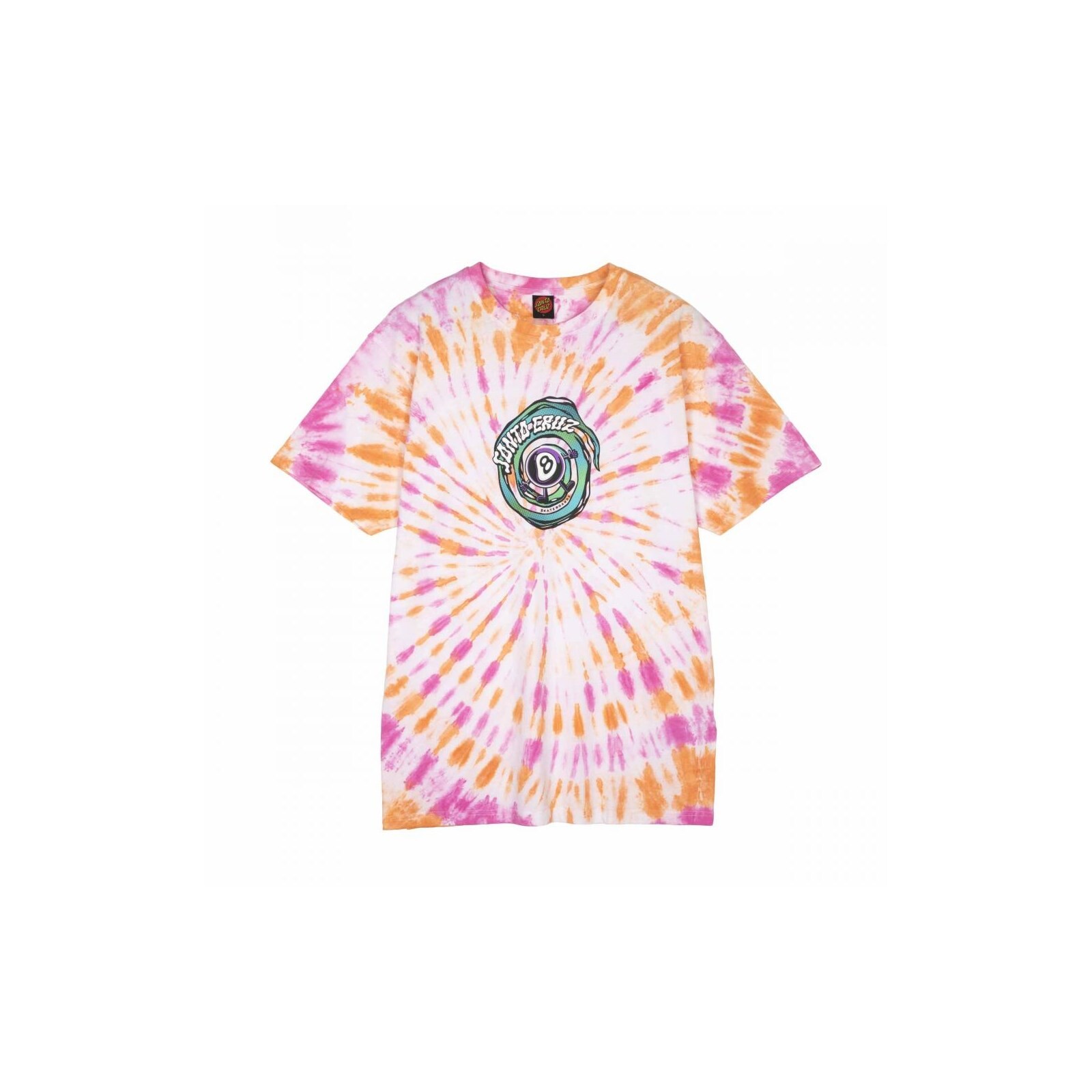 triko SANTA CRUZ - Winkowski Vertigo T-Shirt Orange Tie Dye (ORANGE TIE DYE)