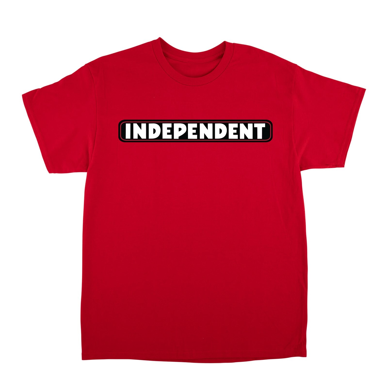 triko INDEPENDENT - Bar Logo S/S Heavyweight Red (160001)
