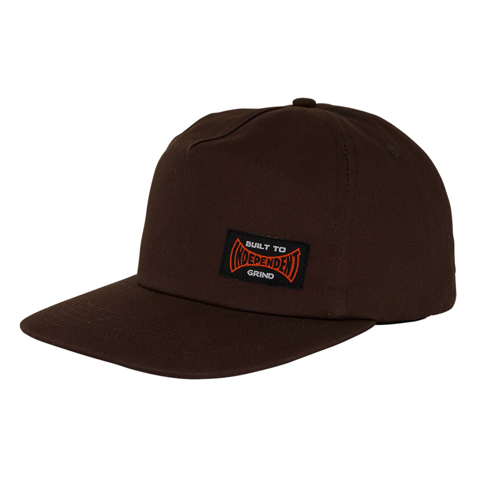 kšiltovka INDEPENDENT - Built To Grind Snapback Unstructured Chocolate (160173)