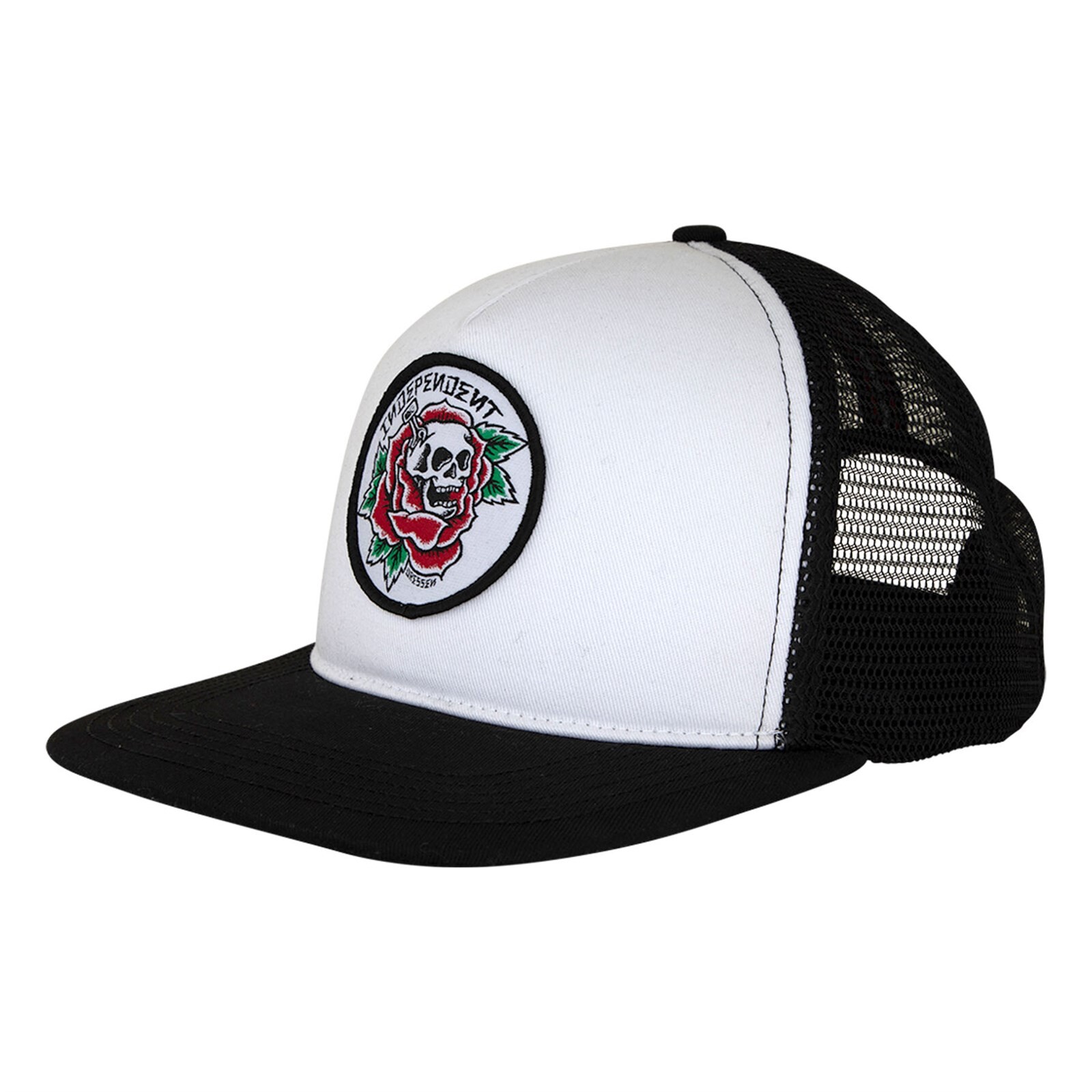 kšiltovka INDEPENDENT - Dressen Skull Rose Snapback Structured White/Black (160168) velikost: OS