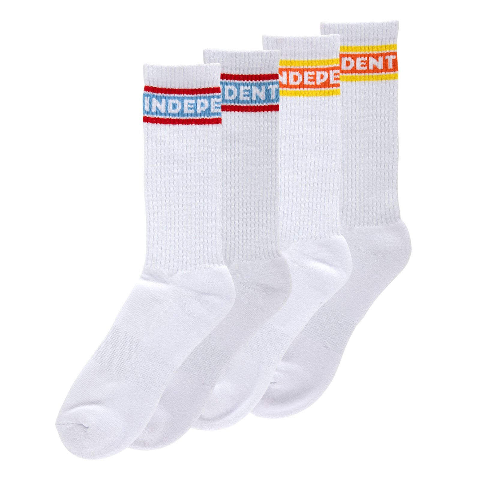 ponožky INDEPENDENT - Bar Logo 2-Pack Crew White Multi (160176)