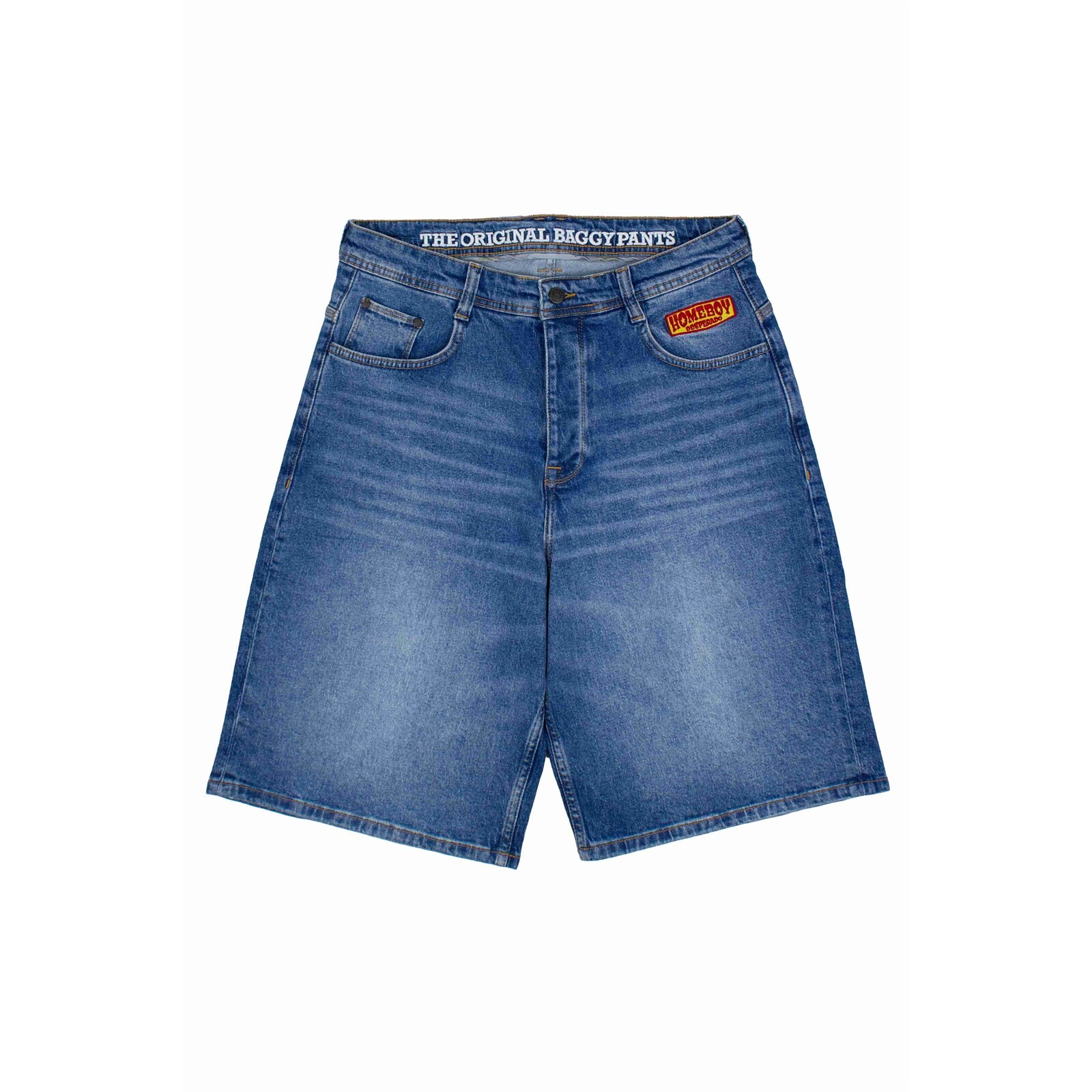 kraťasy HOMEBOY - X-Tra Desperados Denim Shorts Vintage Blue (86) velikost: 33
