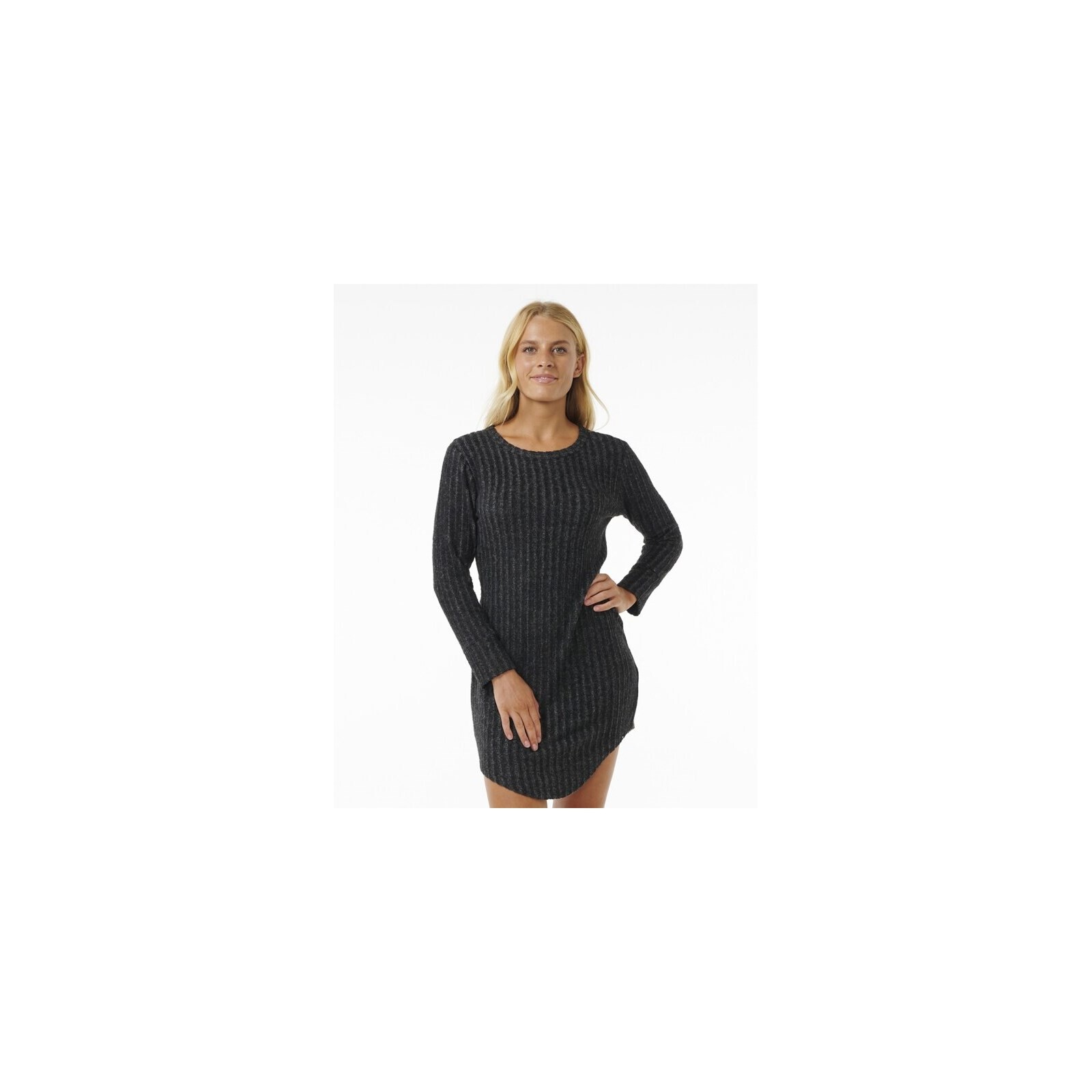 šála RIP CURL - New Cosy Dress Black Marle (3442) velikost: L