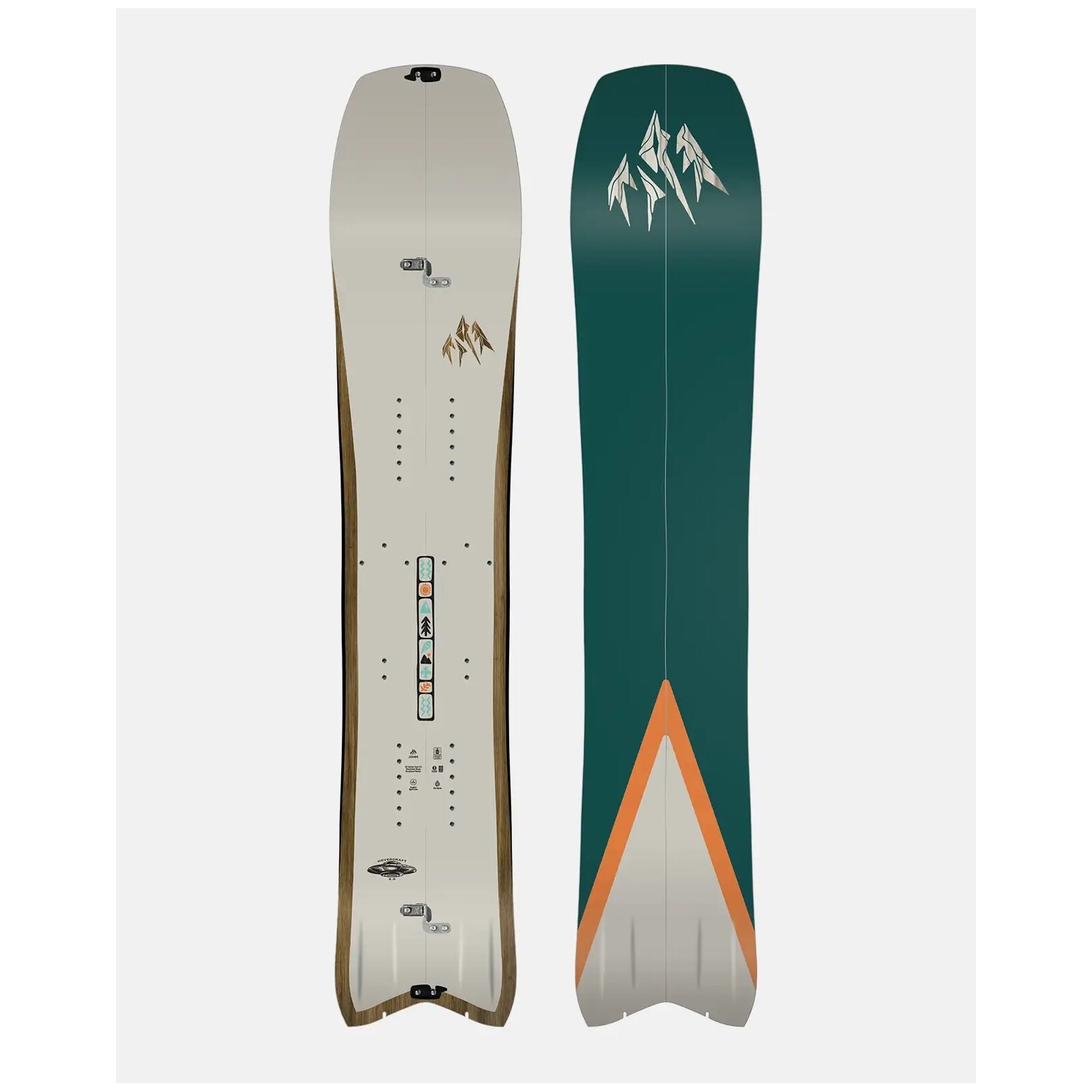 splitboard JONES - Hovercraft 2.0 Splitboard White (WHITE)