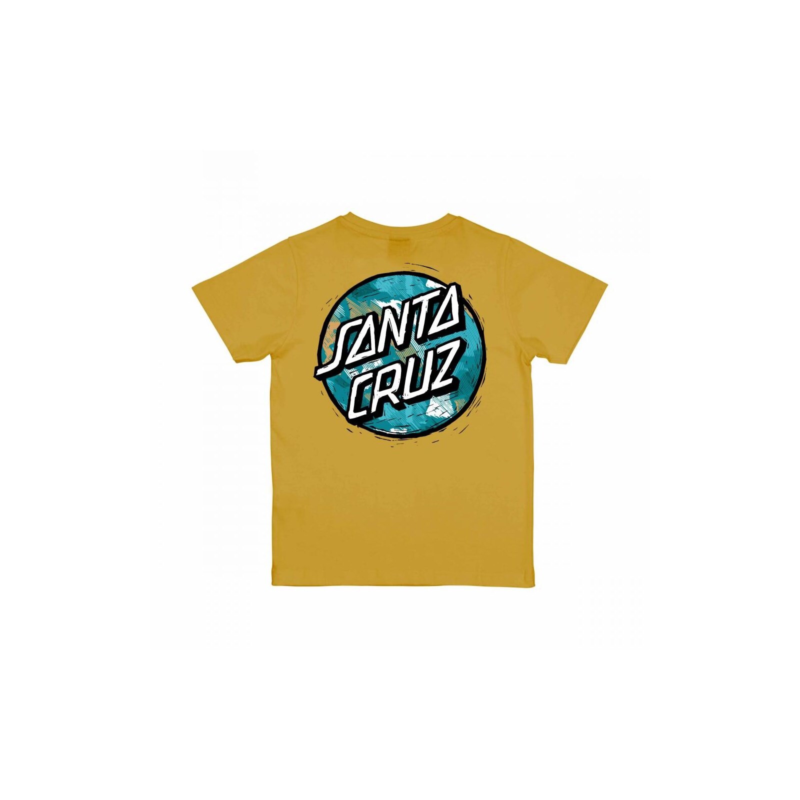triko SANTA CRUZ - Youth Stamped Opus Camo Mustard (MUSTARD)