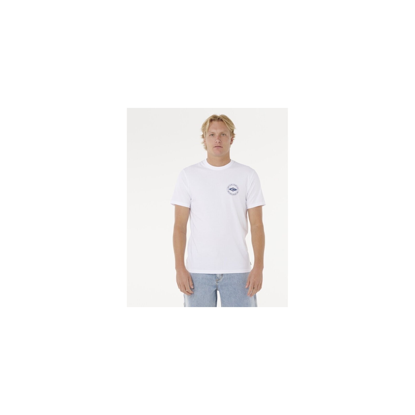 triko RIP CURL - Staple Tee White (1000) velikost: XL